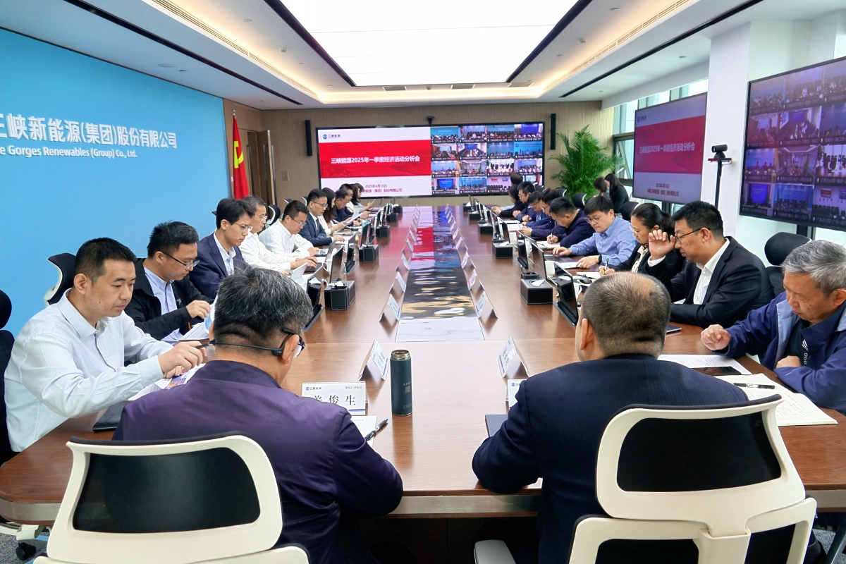三峽能源召開2025年一季度經(jīng)濟活動分析會